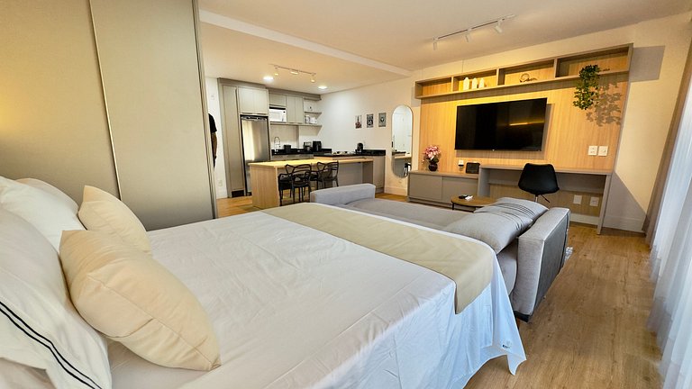 Estúdio premium em Florianópolis, na SC-401