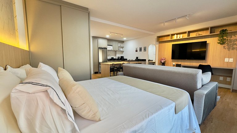 Estúdio premium em Florianópolis, na SC-401